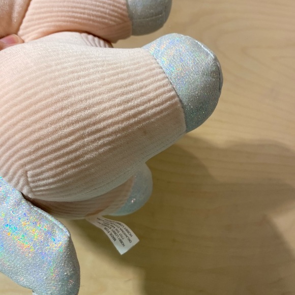 Plush Unicorn Toy - Pink and Silver (ID) - Picture 10 of 11
